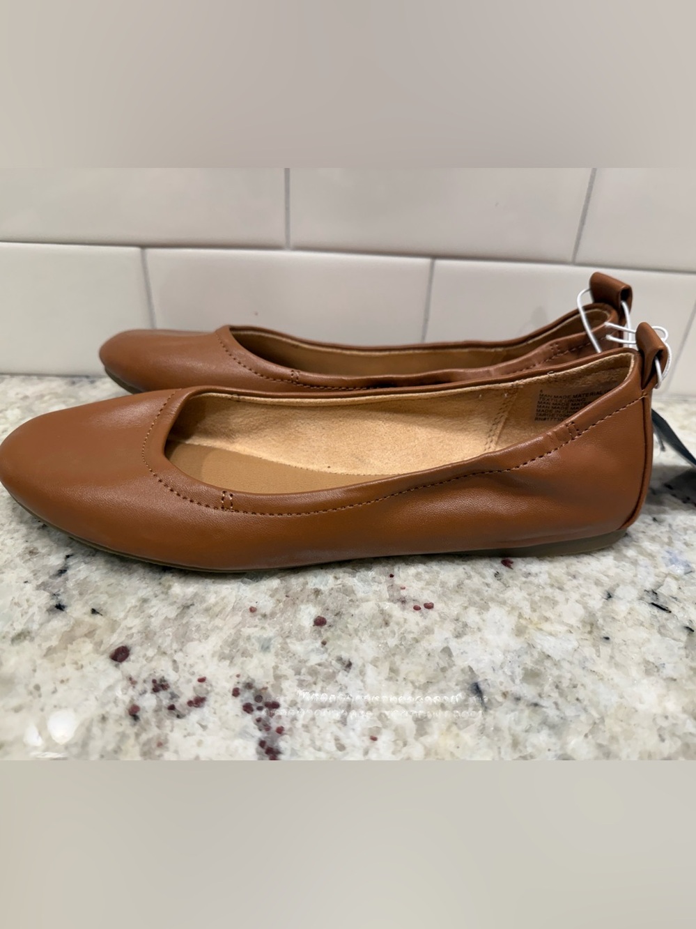 Universal Thread Women's Brown Ballet Flats Size 8 NWT - Picture 4 of 9